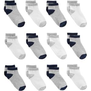 imageSimple Joys by Carters babyboys 12pack SocksGreyNavyWhite