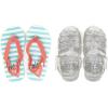 image:imageSimple Joys by Carters girls Kimmie Nora Jelly SetSilverTurquoise Blue Stripe